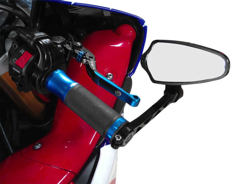 Felipe Classic Bar End Mirror Black / Matte - 22 MM
