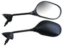 OEM-Style Replacement EC Stem Mirror Right Black For Yamaha HW 125 2012