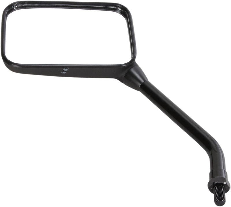 AX Long Stem Mirror Left Black - M10 x 1.25