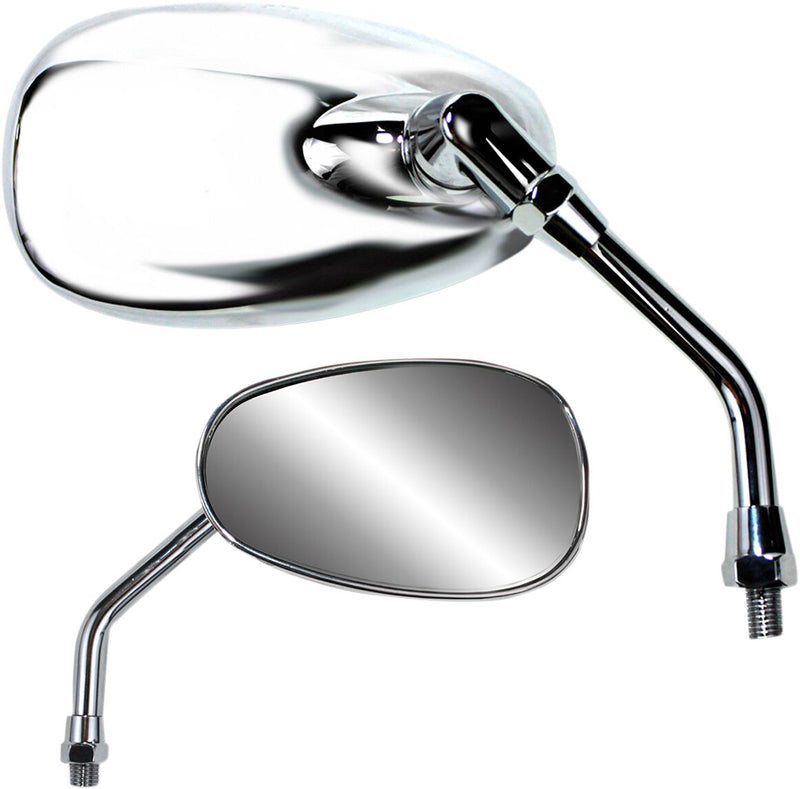 Classic American-Style Mirror Chrome - M10 x 1.25