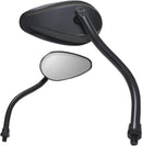 X-Treme Mini Teardrop Mirror Black - M10 x 1.25