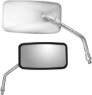 Stainless Steel Rectangular Mirror Silver - M10 x 1.25