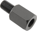 Universal Mirror Riser Black / Powder-Coated - M10 X 1.25 Female| M10 X 1.25 Male