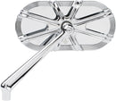 Caged Series Left Hand Mirror Chrome
