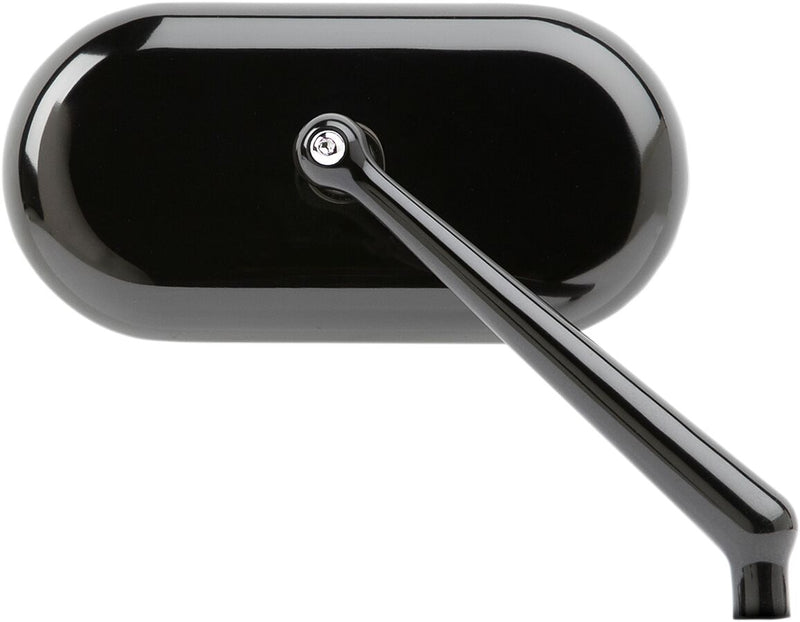 Forged Oval Mirror Anodized / Black