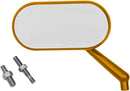 Forged Oval Mirror Anodized / Gold - 10.24 CM | 06401400