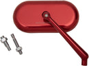 Forged Oval Mirror Anodized / Red - 10.24 CM | 06401401
