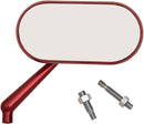 Forged Oval Mirror Anodized / Red - 10.24 CM | 06401401
