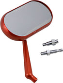 Oval Right Hand Mirror Anodized / Orange