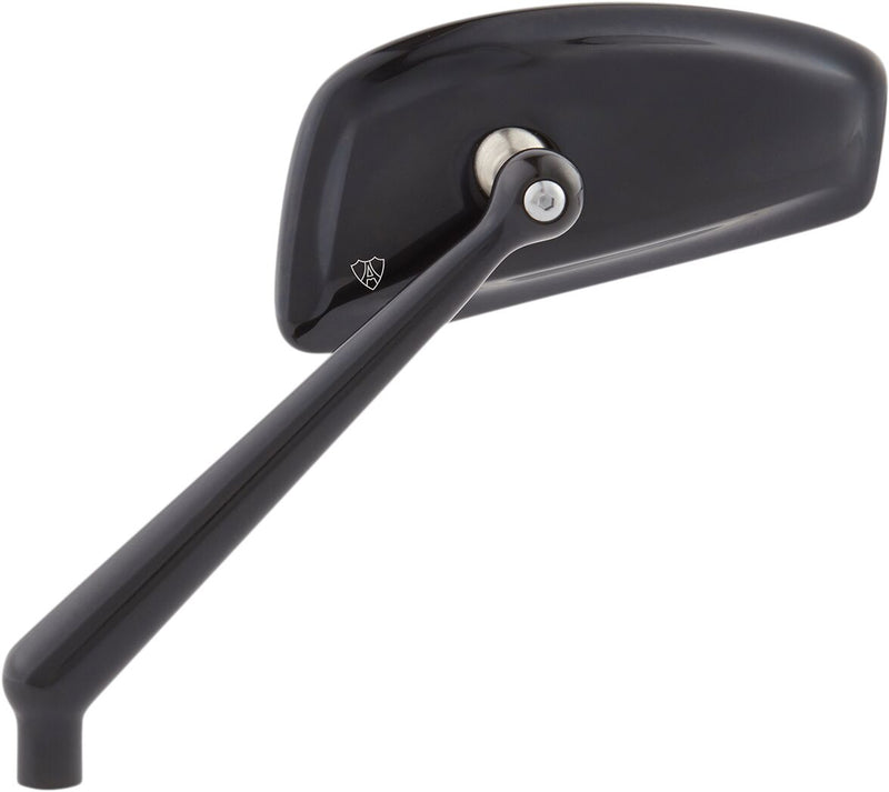Tearchop Left Hand Mirror Anodized / Black