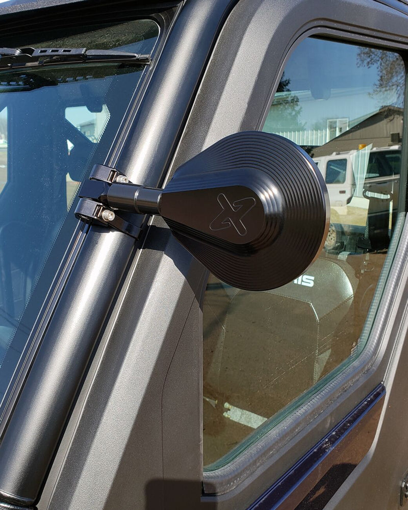 Mirror Extension Kit Black / Matte For Can AM (BRP) DEFENDER HD10 4X4 2016-2019