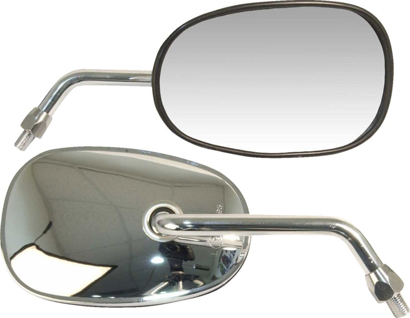 OEM-Style Replacement Mirror Chrome / Silver For Kawasaki VN 1700