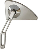 Mini Mirror w/V2 Cut-Out Stem Chrome/Silver