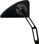 Mini Mirror w/V2 Cut-Out Stem Anodized / Black