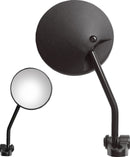 Flag Style Snowmobile Mirror Black / Matt
