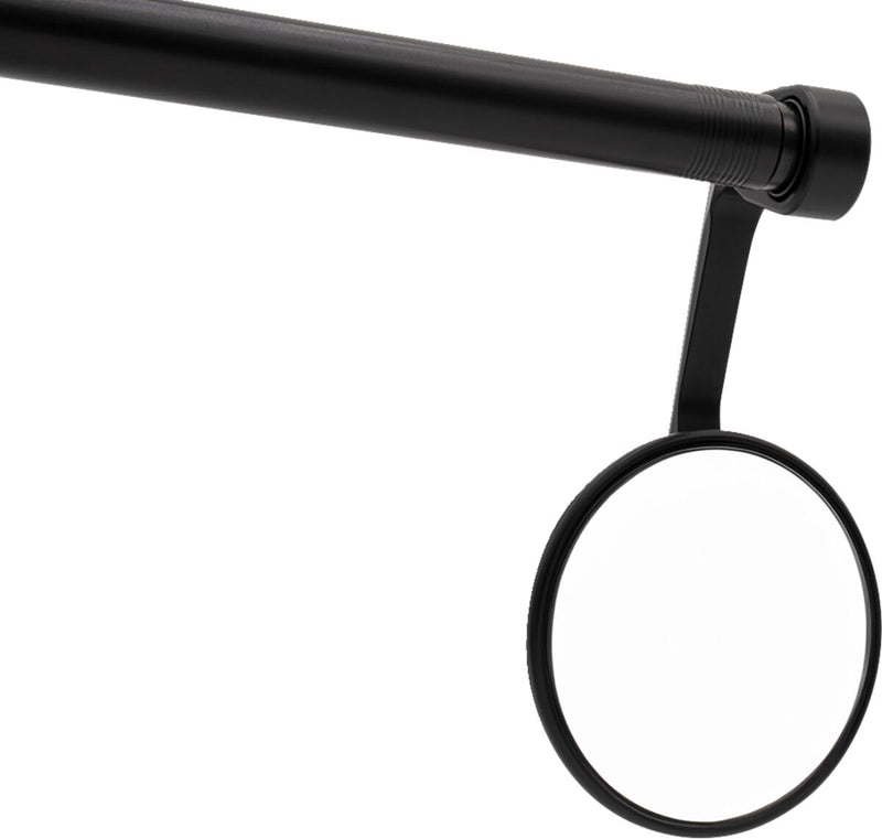 MOON Handlebar End Mirror Black / Matte For Aprilia RSV 1000