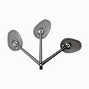 Mo.View Club Flip 180 MM Mirror Black - 18 CM