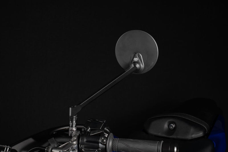 Moon Mirror M8 Black For Ducati Hypermotard 1100