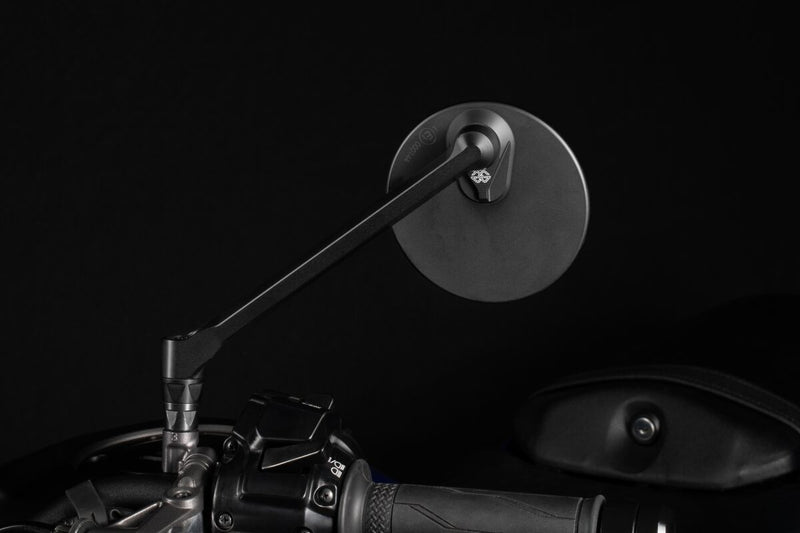 Moon Mirror M8 Black For Ducati Hypermotard 1100