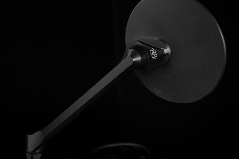 Moon Mirror M8 Black For Ducati Hypermotard 1100