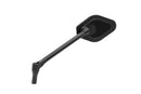 Adjustable Mirror Long Stem 18 CM Black