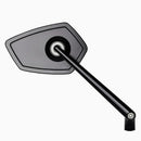 Mo.View Race 150 MM Mirror Black - 15 CM | 06401879