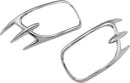 Mirror Back Accent Grilles Chrome For Honda GL 1800 2001-2017