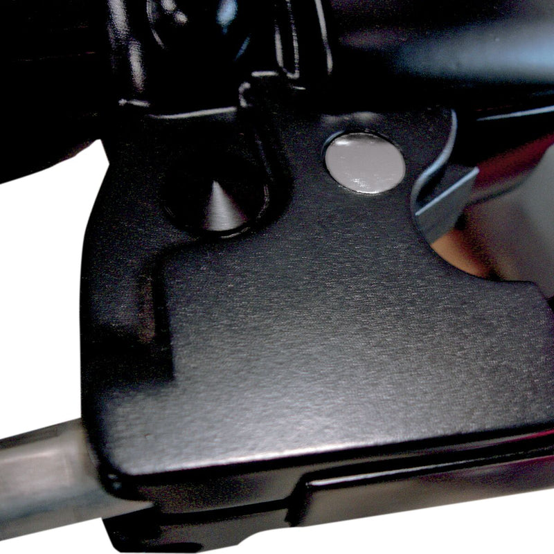 Mirror Hole Plug Anodized / Black