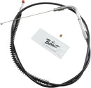 Black Vinyl Throttle/Idle Cable Black For Harley Davidson FXD 1584 2007-2010 - +15.2 CM