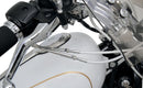 Sterling Chromite II® Braided Cable Chrome / Clear-Coated For Harley Davidson XL 1200 C ABS - 76 CM