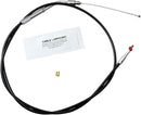 Black Vinyl Throttle/Idle Cable Black For Harley Davidson XL 1200 C 2007-2020 - +15.2 CM