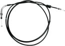 Black Vinyl Throttle Cable Black For Kawasaki JS 750 SX - Standard