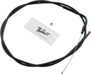 Stealth Series Throttle/Idle Cable Black For Harley Davidson FLHT 1450 2003-2006 - +15.2 CM