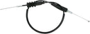Black Vinyl Throttle Cable Black For Kawasaki KLX 110 - +10 CM