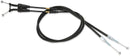 Black Vinyl Throttle Cable Black / Flat For Kawasaki KLR 650 2008-2018