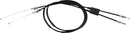 Black Vinyl Throttle Cable Black / Flat For Honda CRF 250 R 2004-2009