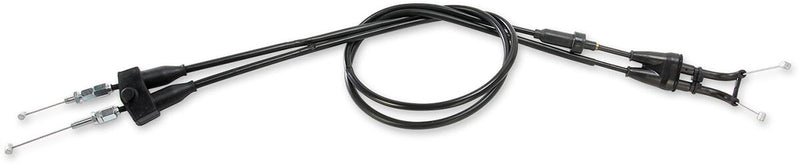 Black Vinyl Throttle Cable Black / Flat For Suzuki RMX 450 Z 2010-2011