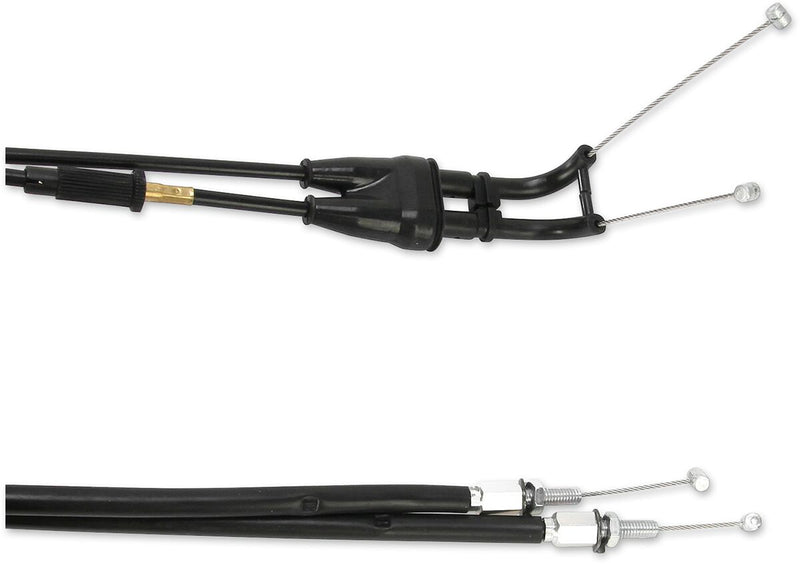 Black Vinyl Throttle Cable Black / Flat For Kawasaki KLX 450 R 2008-2019