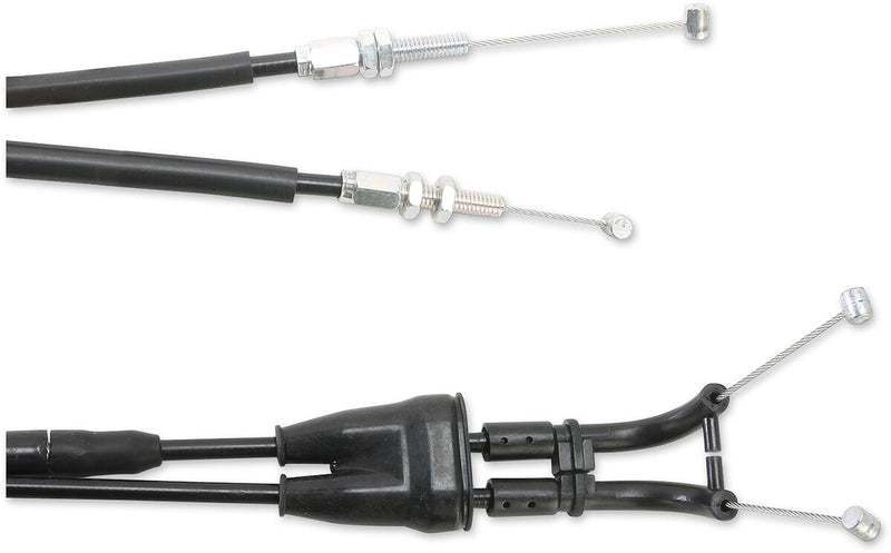 Black Vinyl Throttle Cable Black / Flat For Kawasaki KX 250 F 2004