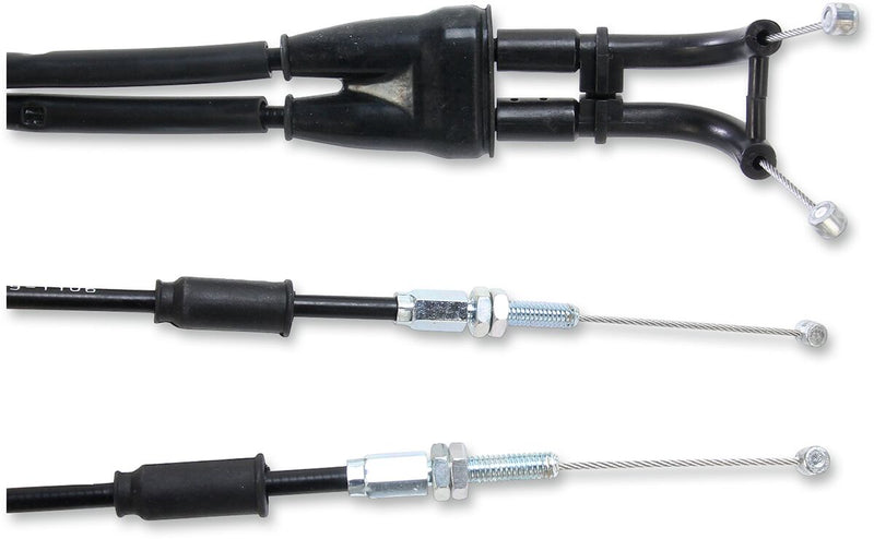 Black Vinyl Throttle Cable Black / Flat For KTM EXC 250 Racing 2002