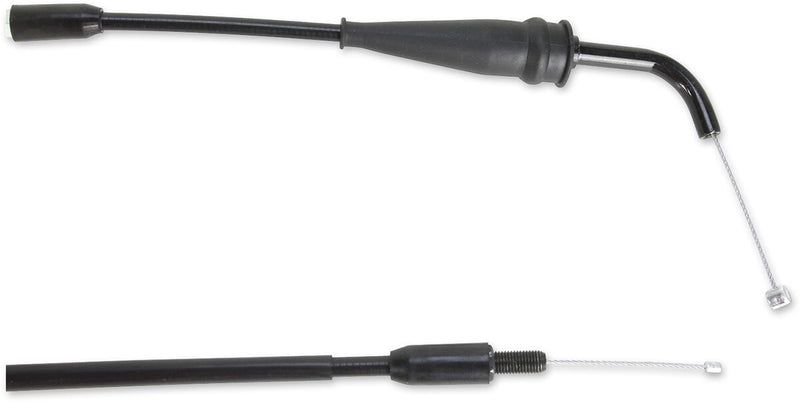 Black Vinyl Throttle Cable Black / Flat For Yamaha YZ 125 1989-1994