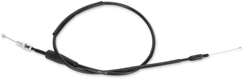 Black Vinyl Throttle Cable Black / Flat For Yamaha YZ 125 1996-1998
