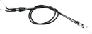 Black Vinyl Throttle Cable Black / Flat For Yamaha TT 350 1986-1987