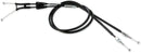 Black Vinyl Throttle Cable Black / Flat For Kawasaki KX 250 F 2004-2005