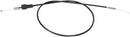 Black Vinyl Throttle Cable Black / Flat For Yamaha YFM 200 DX 1987-1989