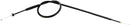 Black Vinyl Throttle Cable Black / Flat For Can AM (BRP) DS 90 2X4 2006-2007