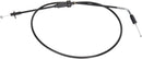 Black Vinyl Throttle Cable Black / Flat For Polaris SPORTSMAN 550 EFI 4X4 2010-2014