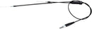 Black Vinyl Throttle Cable Black / Flat For Polaris BIG BOSS 400 6X6 L 1994-1997
