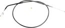 Black Pearl™ Braided Throttle/Idle Cable Black For Harley Davidson XL 1200 C ABS - 86.5 CM