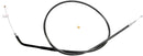 Black Pearl™ Braided Throttle/Idle Cable Black For Harley Davidson XL 1200 C ABS - 91.5 CM